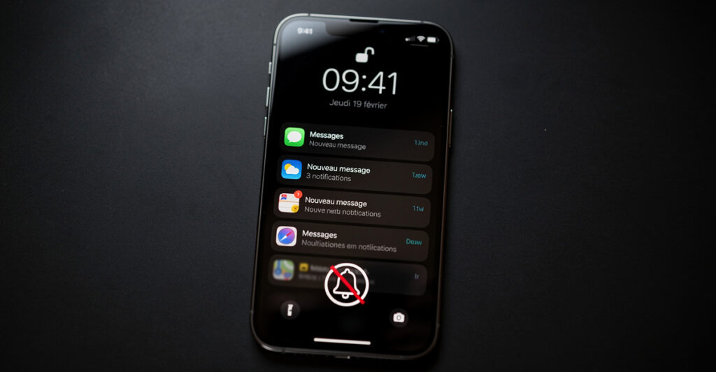 notification qui n'apparait pas sur l'écran verrou