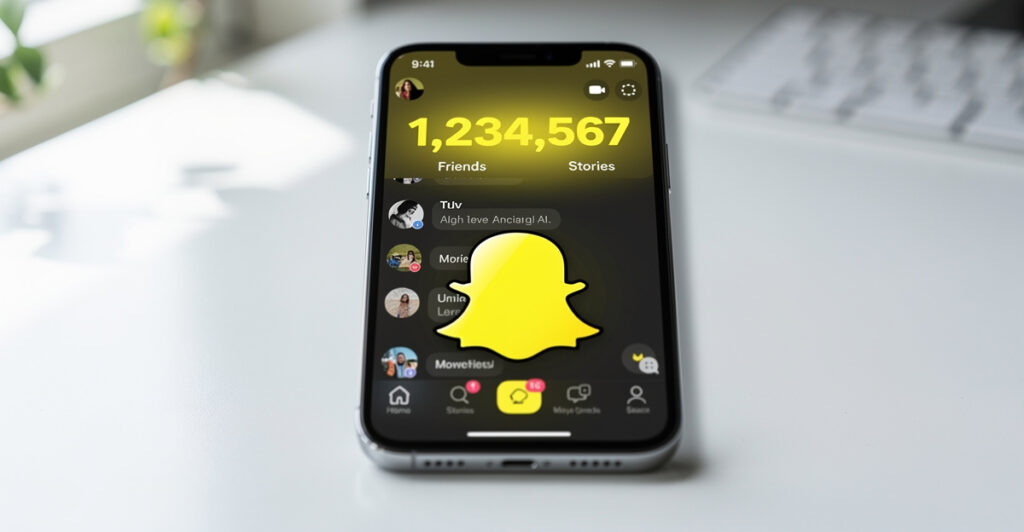que veut dire le score snapchat