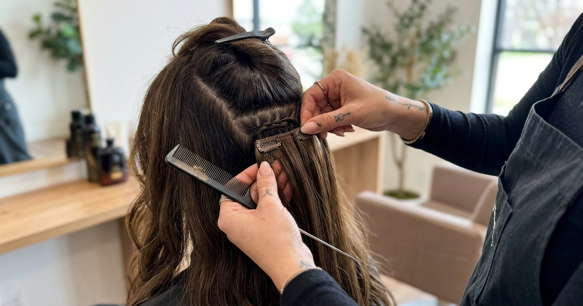 extensions cheveux à clip comment les poser