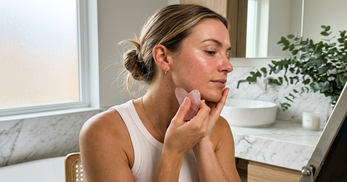 gua sha visage technique débutante