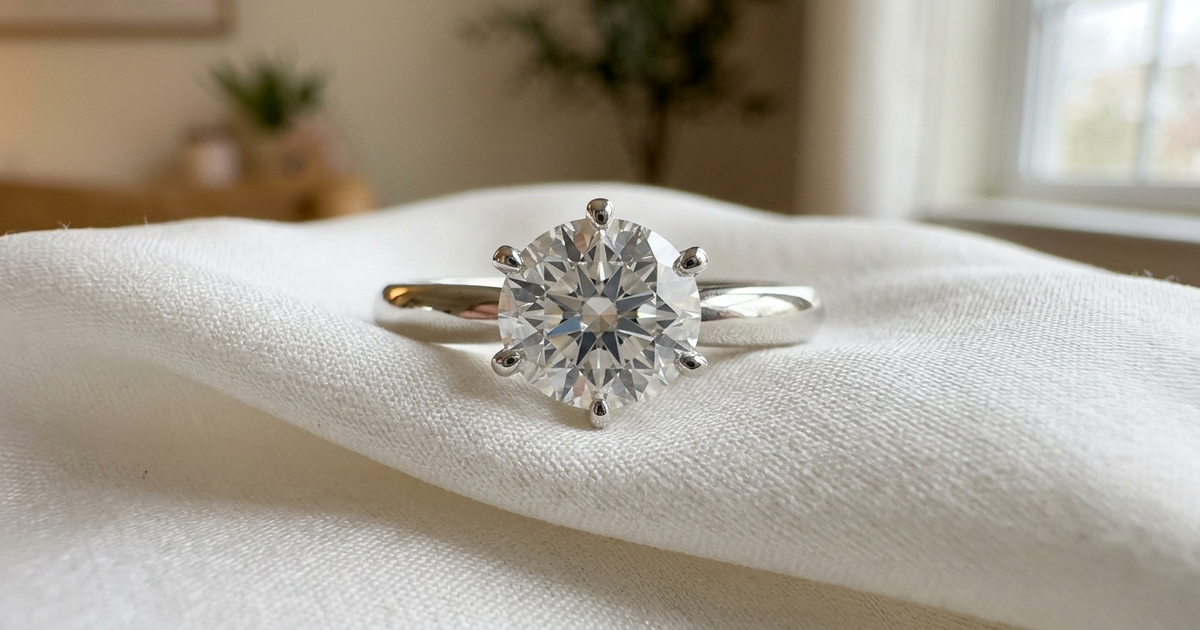 bague de fiançailles en diamant