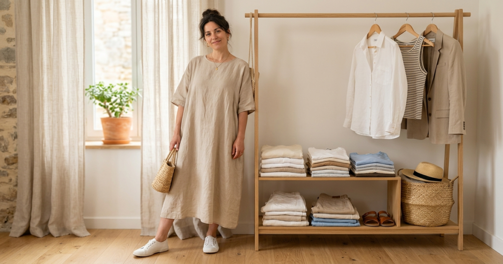capsule wardrobe été femme minimaliste