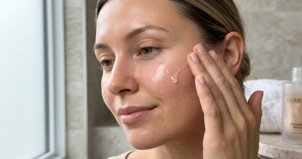 sérum visage routine beauté